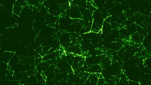 Green Modern Plexus Background