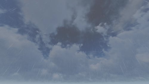 Storm Clouds With Rain