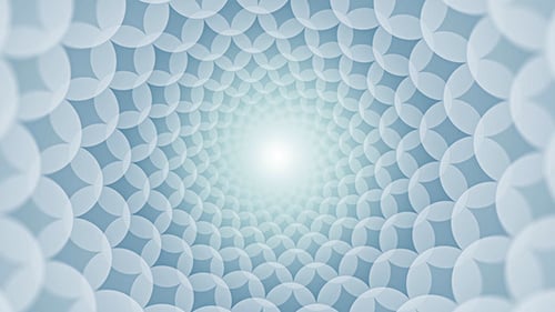 Fond de tunnel Cercles - 3 clips