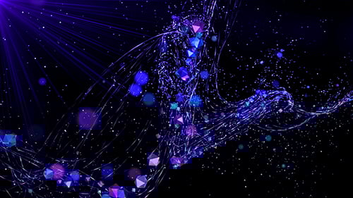 Blue Streaks with Polyhedra