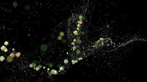 Golden 3D Network with Polyhedra