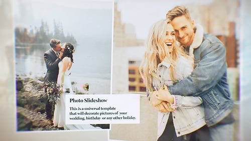 Romantic Photo Slideshow for Weddings and Cherished Memories