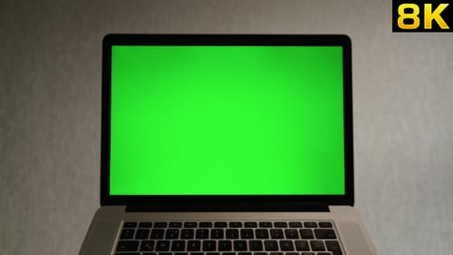 Ordinateur portable à écran vert