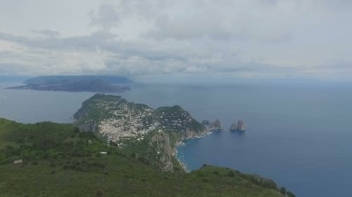 Capri Island, Italy Aerial Video