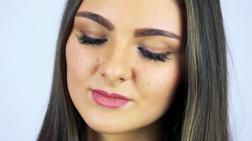 Close Up of a Smiling Young Woman
