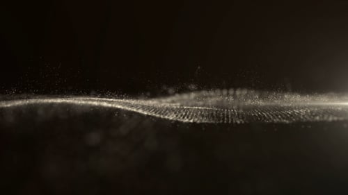 Fluid Abstract Particle Wave Animation Background