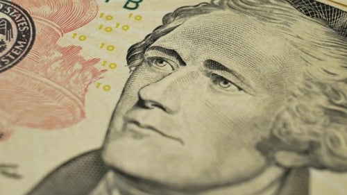 Diez dólares y Alexander Hamilton
