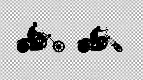 Motorcycle Rider Silhouette