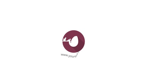 Logo circular plano
