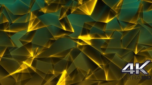 Spezielle goldene Dreiecke auf grünem Hintergrund