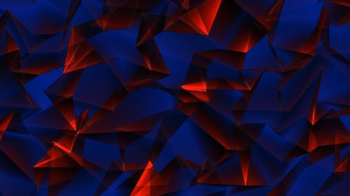 Special Red Triangles in Blue Background