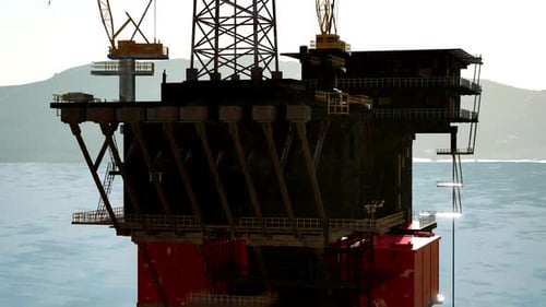 Oil Drill Rig Platform