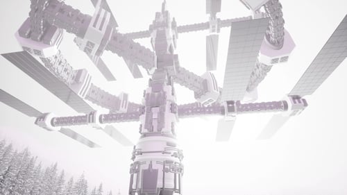 Alien UFO at Earth
