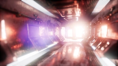 Ride in a Spaceship Tunnel