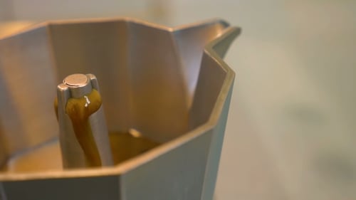 Café en una olla moka