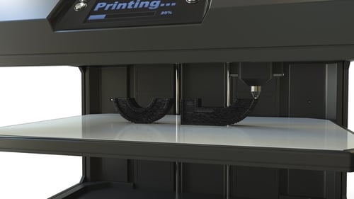 Printing Black Volumetric Text with Modern 3D Printer