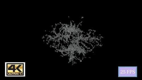 Water Splash Center A 4K