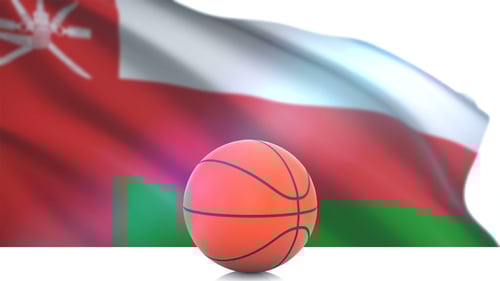 Waving Flag and Basketball 3D Animation