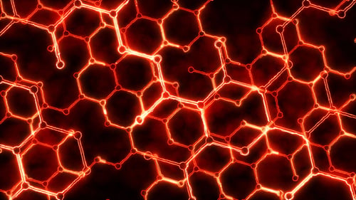 Hexagon-Zellen-Hintergrund