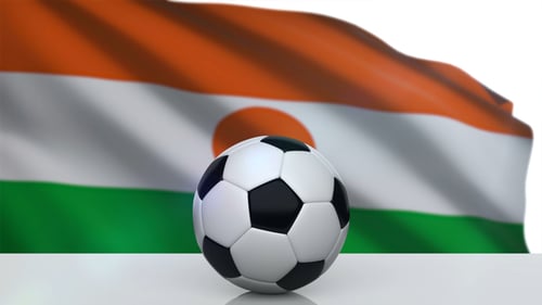 Soccer Ball with Niger Flag