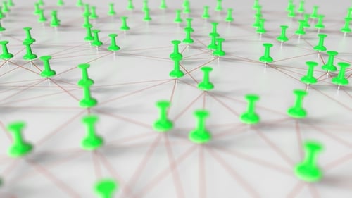 Green Pins and Threads Compose a Network