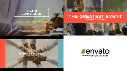 Dynamic Corporate Event Presentation with Speaker Introductions