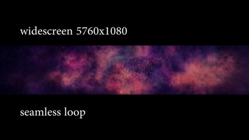 Rotierender Nebula-Widescreen