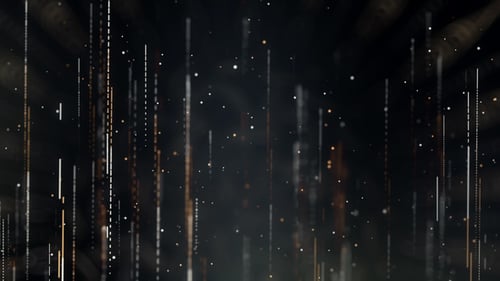 Abstract Digital Particles Stream Background