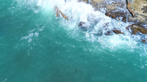 Sea Coast à partir d'un Drone