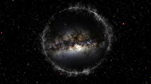 4K Wormhole Reise zu einer anderen Galaxie