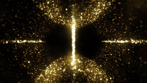 Gold-Partikel