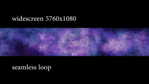 Rotierender Galaxy-Breitbildschirm