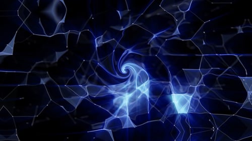 Futuristic Abstract Network Background Animation