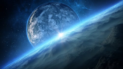 Planète spatiale