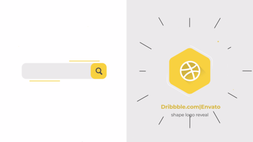 Search Bar Logo Reveal Opener – Typing Text Animation, Search Effect, Branding Intro