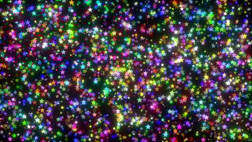 Estrelas coloridas elegantes