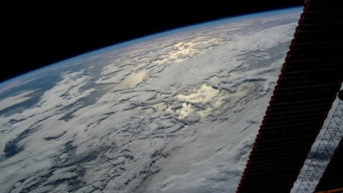 Planet Erde aus dem Weltraum