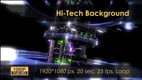 Hi-Tech VJ Loop Background