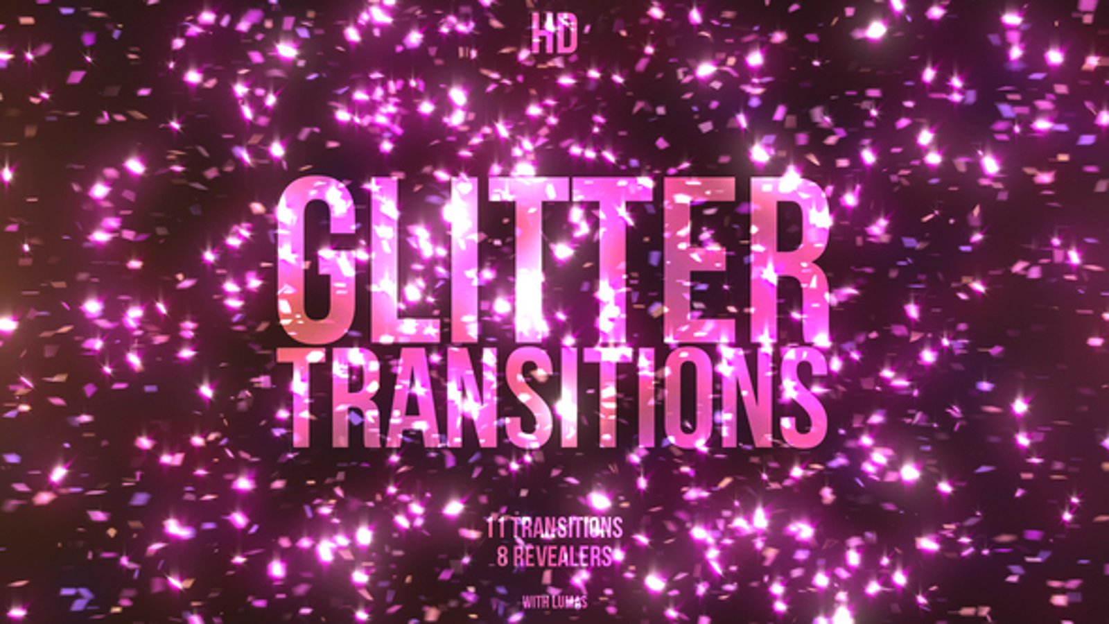 Sparkling Glitter Particle Transitions and Reveals, Transitions Motion ...