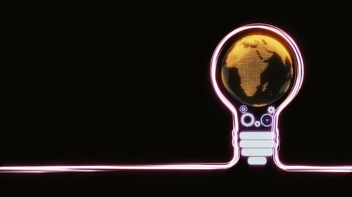 Ampoule Streaks avec Globe Explosion