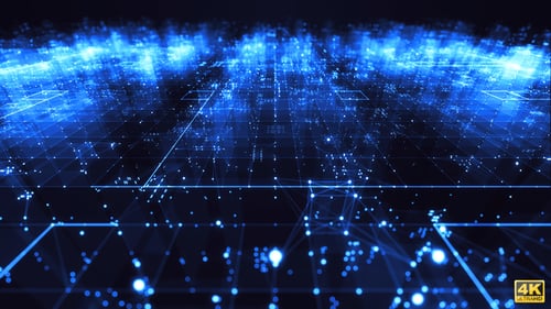 City Digital Light Background