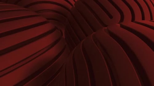 Abstract Fluid Red Geometric Spheres Motion Background