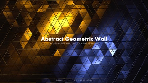 Abstract Geometric Wall