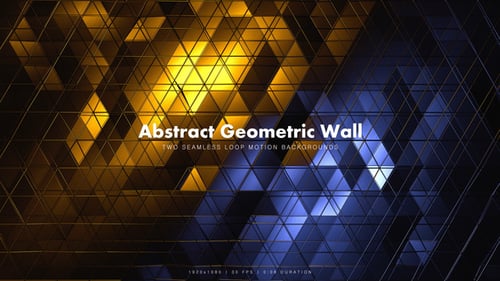 Abstract Geometric Wall