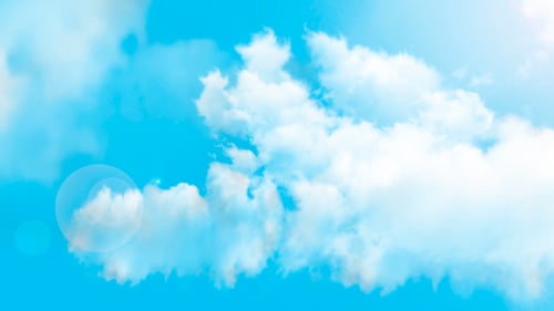 Fluid Cloud Reveal Transition with Alpha Channel