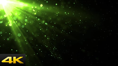 Heavenly Light Rays Particles