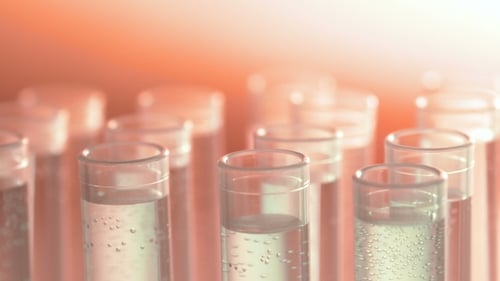 Pipette Adding Liquid to Test Tubes