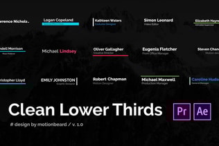 Clean Corporate Lower Thirds