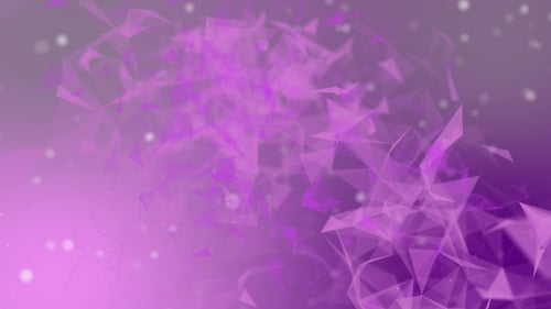 Abstract Purple Plexus Network Digital Background Loop