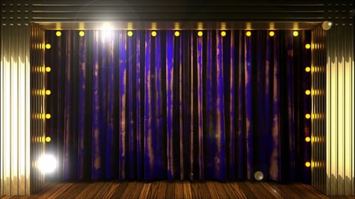 Velvet Curtain Stage